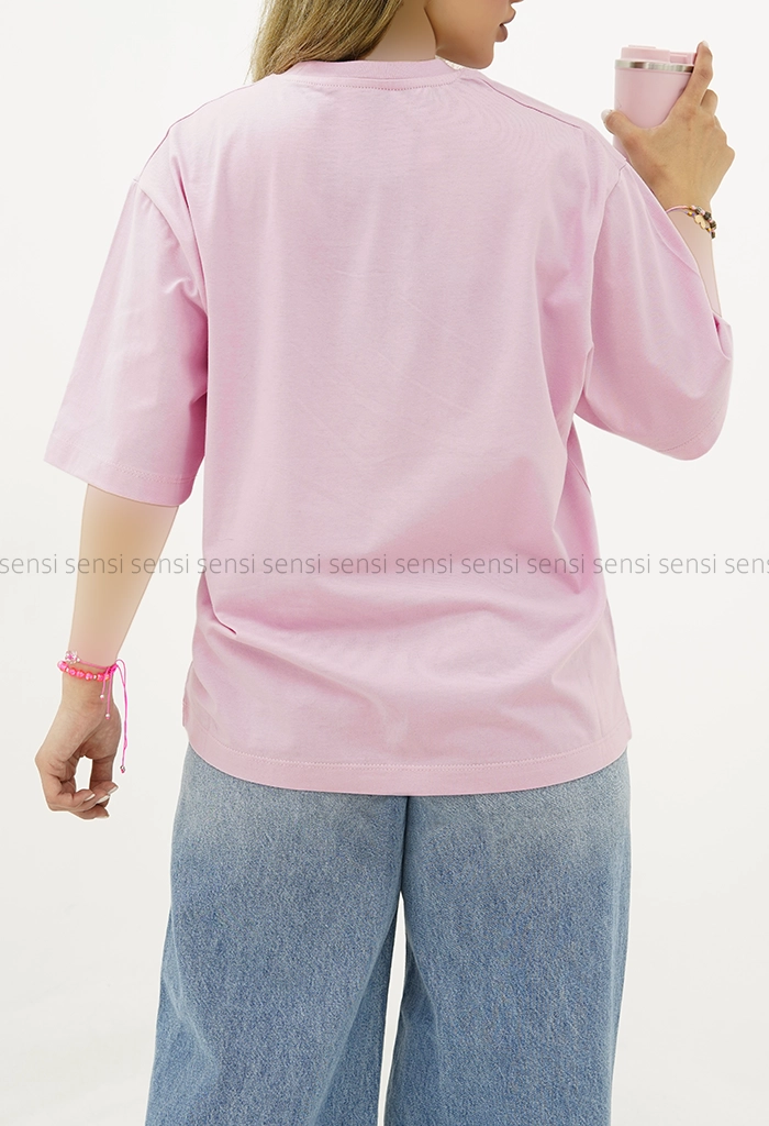 تیشرت باکسی yourselfکد1005860